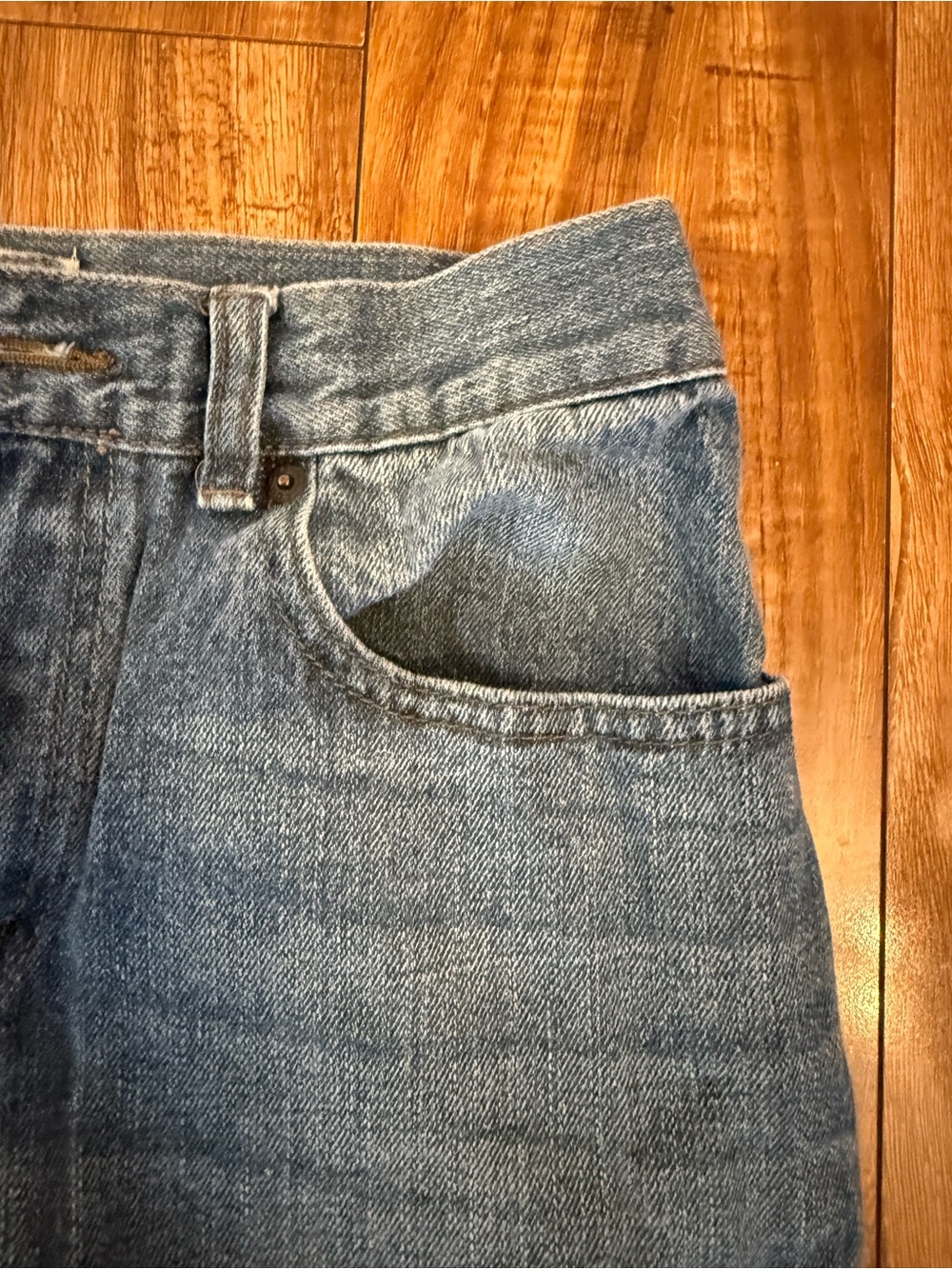 Levi's 505 Set of 2 Boys Blue Straight Slim Jeans Size 20 28x30 - Picture 10 of 13